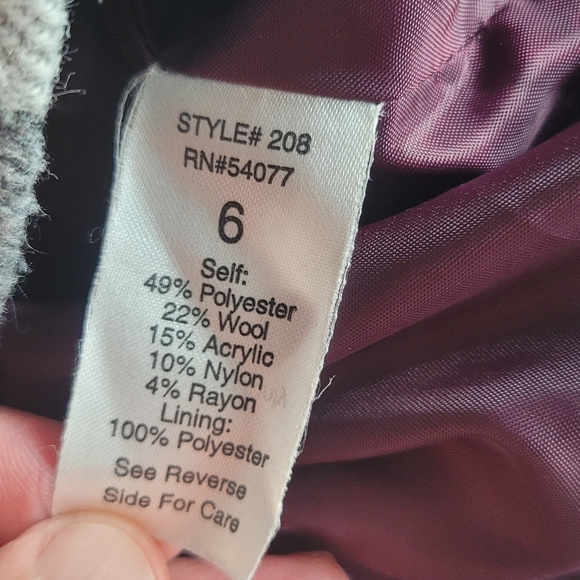 Ecu CAbi plaid pea coat - Picture 9 of 10